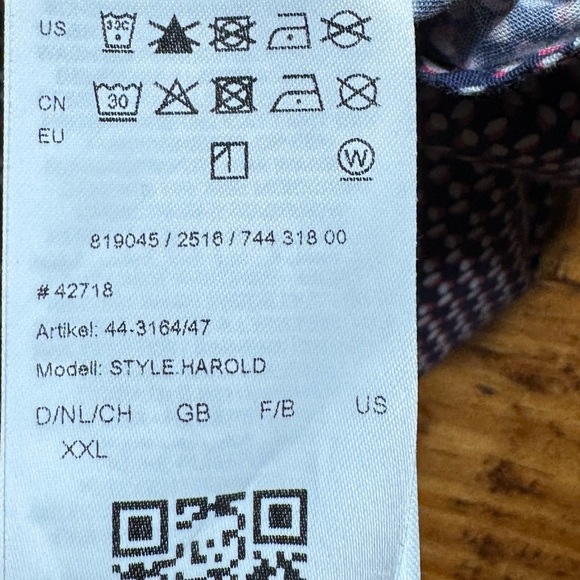 Brax Feel Good Men’s Hi-Flex & Easy Care Modern Fit Harold Style Button Down XXL - Picture 11 of 12